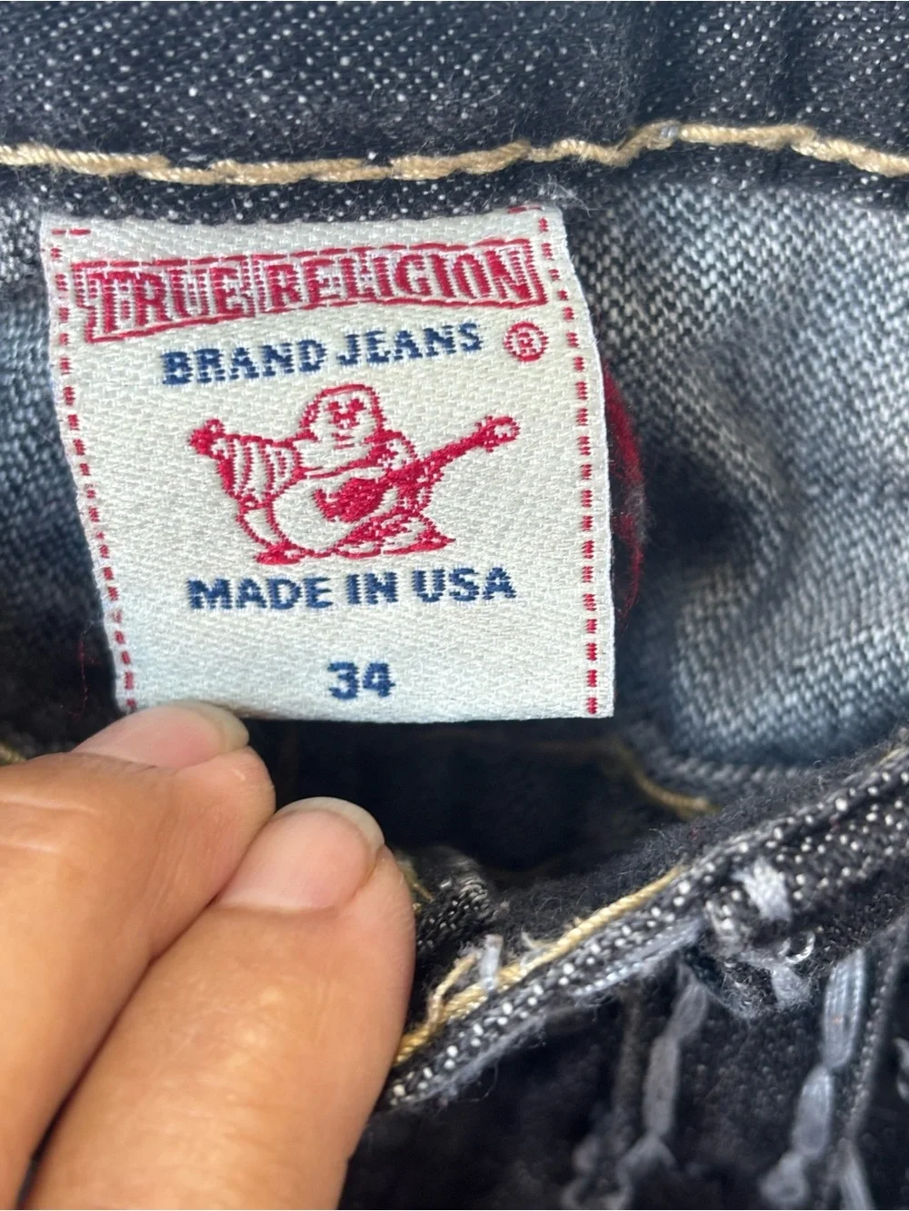 True Religion faded black